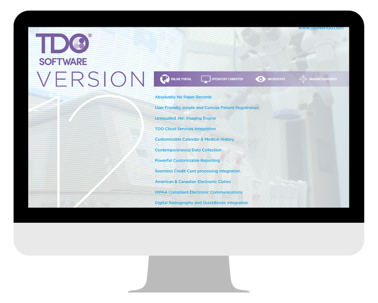 tdo logo on coputer
